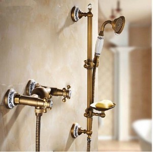 Antik Banyo Batarya ve Duş Seti